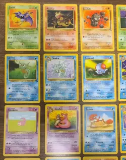 Fossil Pokemon Card Lot! 25 Fossil Set Cards - No Duplicates - Lightly Played - Image 3