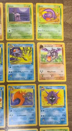 Fossil Pokemon Card Lot! 25 Fossil Set Cards - No Duplicates - Lightly Played - Image 4