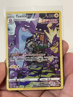 Toxtricity GG09/GG70 - Pokemon - Crown Zenith - Galarian Gallery Holo Card NM - Image 1