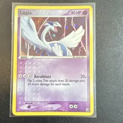 Lugia 29/115 Unseen Forces 2005 Basic Psychic 80 HP Aeroblast Pokemon TCG Card - Image 1
