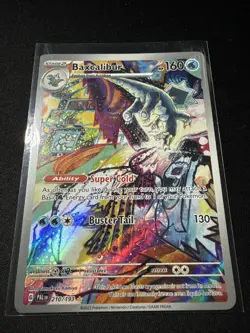 Pokemon TCG Baxcalibur Card 210/193 IR ERROR/MISCUT SEE PICS Paldea Evolved 2023 - Image 1