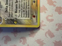 Jolteon Holo Pokemon TCG Card EX Delta Species 7/113 Stamped LP-NM - Image 4