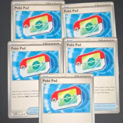 Pokemon TCG 5 Card Lot Poke Pad Trainer Item POR 081/088 Nintendo 2022 English - Image 1