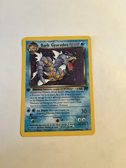 Pokemon Dark Gyarados Team Rocket Holo Rare 8/82 70 HP Stage 1 English Card - Image 1