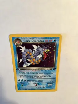 Pokemon Dark Gyarados Team Rocket Holo Rare 8/82 70 HP Stage 1 English Card - Image 4