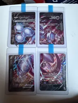 Mewtwo V-Union SWSH 159 160 161 162 [Set of 4] Black Star Promo Pokemon Cards - Image 1