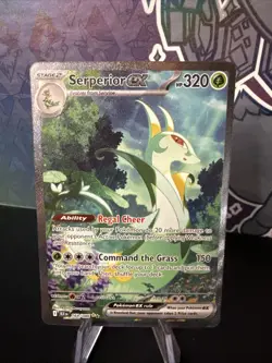 Pokemon TCG Serperior EX Sir 164/086 Black Bolt English Card Near Mint Condition - Image 1