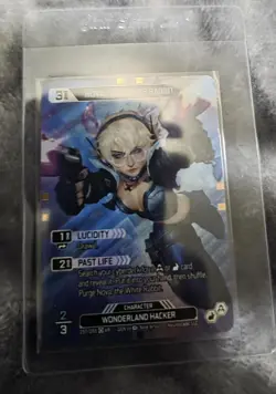 Neuroscape TCG Nova The White Rabbit Art Rare Card Genesis Pack Fresh Super Rare - Image 1