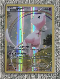 Mew FULL ART ULTRA RARE Pokemon Mythical Collection Promo XY110 Holo - NM/LP - Image 3