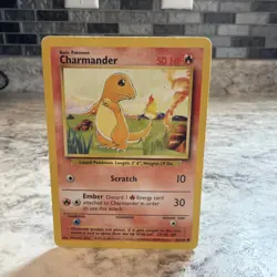 Charmander Pokemon Card 46/102 Original 1995 Base Set Super Rare - Image 1