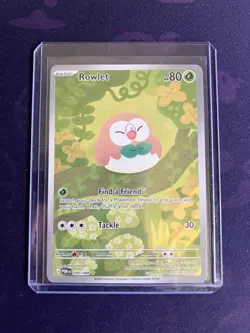 Mega Evolution: Perfect Order Rowlet 90/88 Illustration Rare Pokemon Card - NM - Image 3