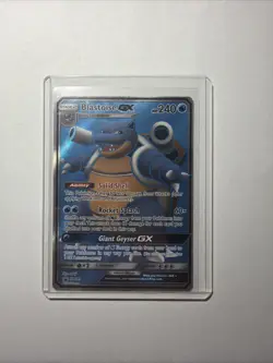 Pokemon Blastoise GX Holo Ultra Rare SM189 Black Star Promo 2019 TCG Card Mint - Image 1