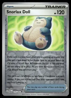 Snorlaz Doll 175/182 Reverse Holo Paradox Rift Pokemon TCG trading card - Image 1