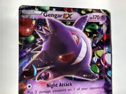Pokemon TCG 2014 Gengar EX Holo Rare Card 34/119 Phantom Force Damaged - Image 4