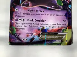 Pokemon TCG 2014 Gengar EX Holo Rare Card 34/119 Phantom Force Damaged - Image 5