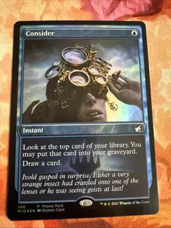 Consider (Promo Pack) -Foil Near Mint MTG Innistrad: Midnight Hunt - Image 1