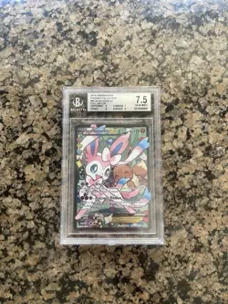 Pokemon TCG: 2016 XY Generations Sylveon EX RC32/RC32 Ultra Rare BGS 7.5 - Image 1