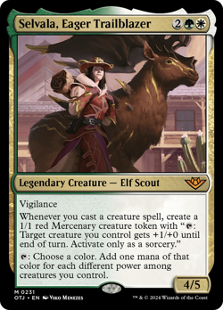 Selvala, Eager Trailblazer [Outlaws of Thunder Junction] Magic MTG - Image 1