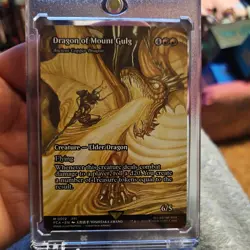 Magic the Gathering - Dragon of Mount Gulg - Ancient Copper Dragon - Image 1