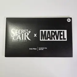 MTG Secret Lair x Marvel Iron Man Rainbow Foil Sealed - Image 1