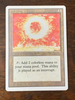 MtG - Sol Ring - Revised (3rd Edition) - Artifact - Uncommon - Played - Image 1