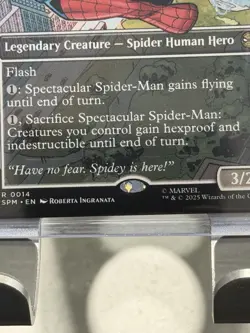 Spectacular Spider-Man (Borderless) MTG Marvels Spiderman #0014 Regular Rare - Image 5