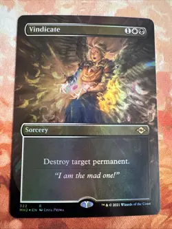 Vindicate (Borderless) Modern Horizons 2 Foil - Image 1