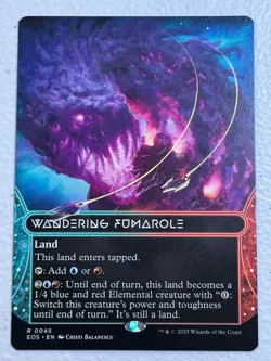 Wandering Fumarole (0045) (Borderless) 45 Edge of Eternities: Stellar Sights NM - Image 1