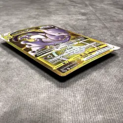 Pokemon Mewtwo VStar 086/078 Pokemon GO SECRET RARE Gold Psy Purge Star Raid - Image 3