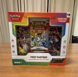 Pokemon First Partner Illustration Collection Series 1 Promo Box 2021 English - Image 1
