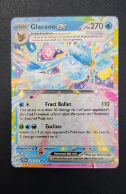 Pokemon - Glaceon ex - Double Rare Holo SV: Prismatic Evolutions 026/131 NM - Image 1