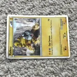 Pokemon TCG Raikou Promo Holo HGSS19 Basic Lightning HGSS 2010 HP80 Card - Image 3