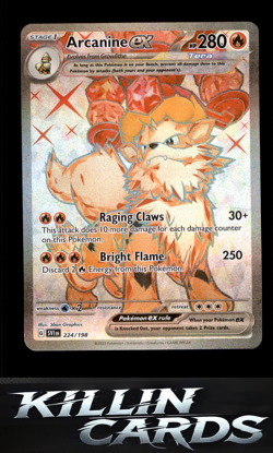 Arcanine ex - 224/198 224/198 Pokemon Ultra Rare SV01: Scarlet & Violet Base Set - Image 1