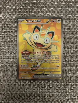 English Pokemon Perfect Order Meowth Ex Full Art (107/088). - Image 1