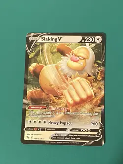 Pokemon Card - Slaking V 58/78 TCG Pokemon GO M/NM - Image 1