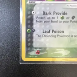 Dark Celebi (Reverse Holo Rare) 4/101 EX Hidden Legends Basic 70 HP Pokemon Card - Image 2