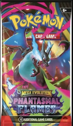 Pokemon TCG: Phantasmal Flames - Booster Pack Factory Sealed Free Shipping - Image 1