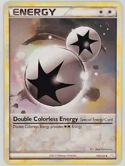 Double Colorless Energy 103/123 Pokemon - HeartGold and SoulSilver LP - Image 1