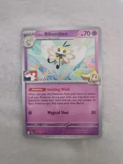 Play! Stamp Pokemon Prize Pack Series 7 Journey 067/159 Lillie's Ribombee - Image 1