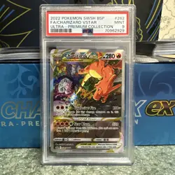 Pokemon TCG Charizard Vstar Fa #262 Ultra-Premium Collection PSA 9 - Image 1