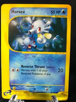 Horsea 085/147 Aquapolis Common Pokemon TCG NM Never Played - Image 1