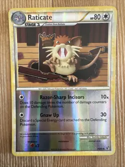 Raticate 34/90 Undaunted Reverse Holo Pokemon VLP - Image 1