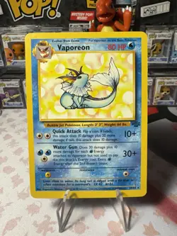 Vaporeon 28/64 Jungle Regular Pokemon TCG WOTC NM-LP - Image 1