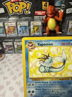 Vaporeon 28/64 Jungle Regular Pokemon TCG WOTC NM-LP - Image 2