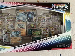 Pokemon Lucario Ex Tyranitar Ex Premium Collection Prismatic Evolution Lot of 2 - Image 5