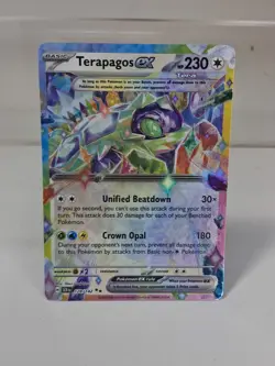 Terapagos ex 128/142 Sv07: Stellar Crown Holo Pokemon TCG (NM) - Image 1
