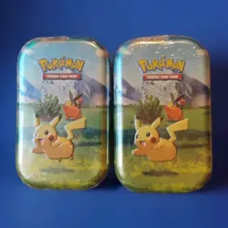Pokemon TCG Mega Evolution - ASCENDED HEROES Mini Tin Lot of 2 - Factory Sealed - Image 1