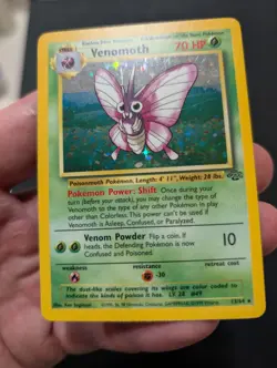 Venomoth Jungle 13/64 Unlimited Holo Rare LP/NM Pokemon TCG - Image 5