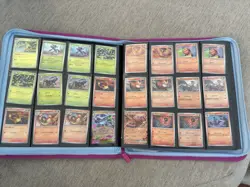 TCG Pokemon Phantasmal Flames Master Set (Almost Complete) w/ Vault X Binder - Image 2