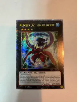 yugioh number 32: shark drake quarter century secret rare mp24-en033 mp24 - Image 1